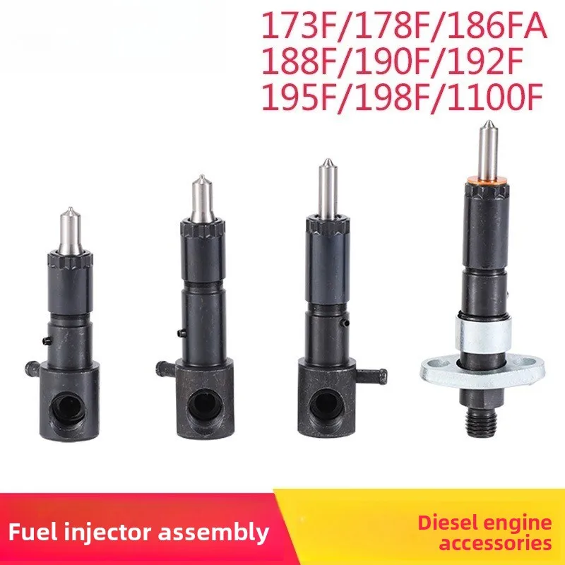 2PCS Air-cooled Diesel Engine High Quality Nozzle Injector Head 173F 178 186F 188 192F 195 198 1100F Wholesale