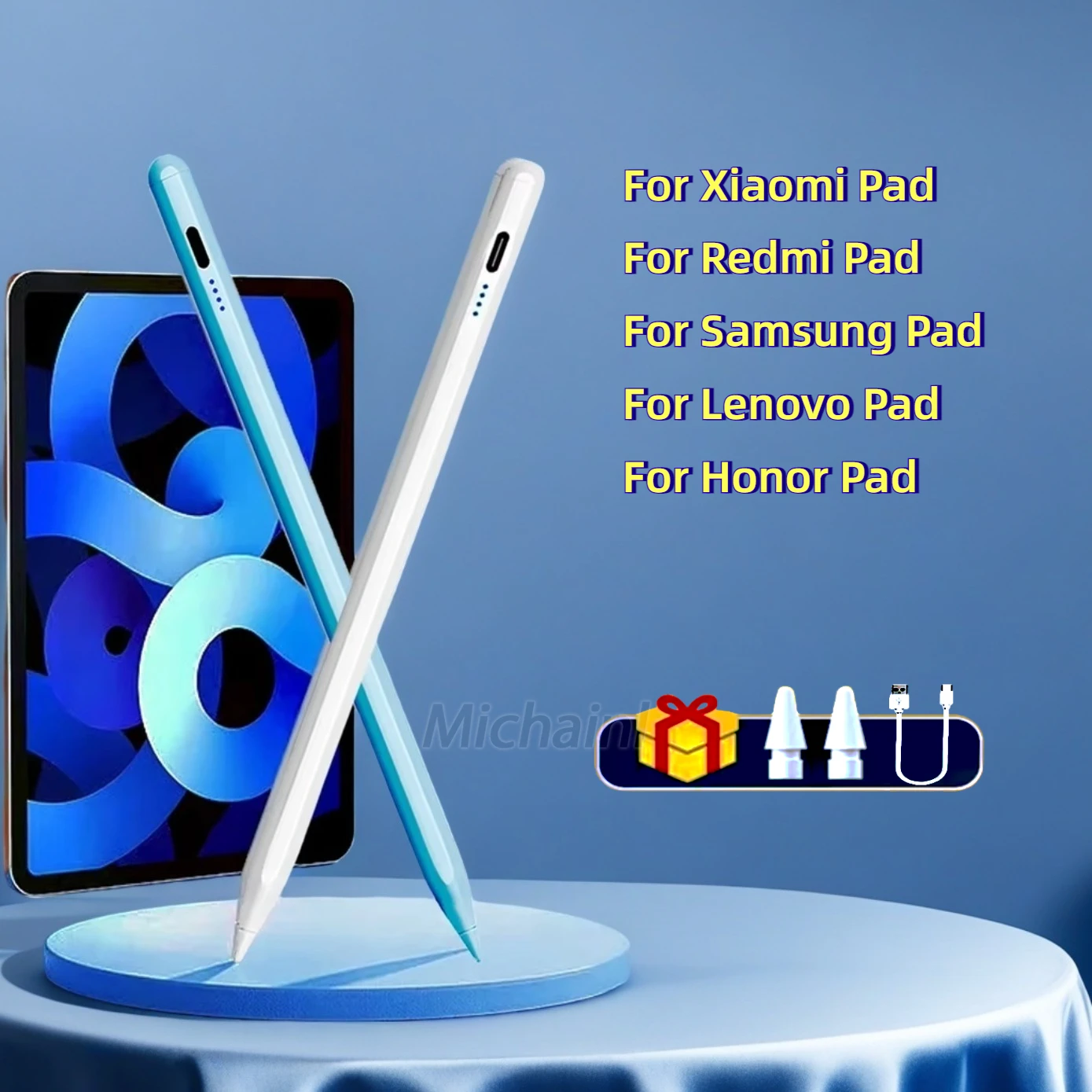 for Xiaomi Pad 6S pen For Samsung Pad without Palm Rejection Tilt,for Honor Redmi Pad Pro pen for All Android Tablet Phone Pen