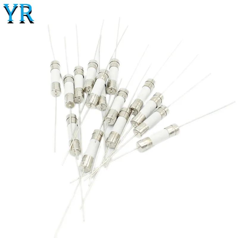 10PCS 5*20 Fast Blow Ceramic Fuse Fast Break With Pin 5X20MM 250V 1A 2A 3A 3.15A 4A 5A 6.3A 8A 10A 12A 15A 20A 25A 30A AMP