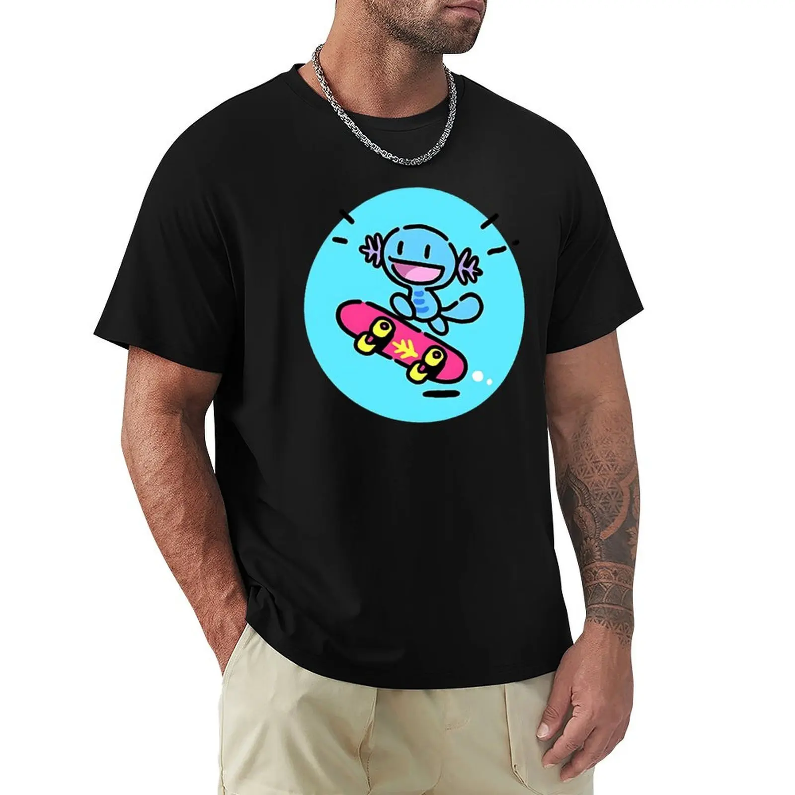 

Wooper doing Skateboard T-Shirt shirts graphic clothes funny meme t-shirts funny t shirts men