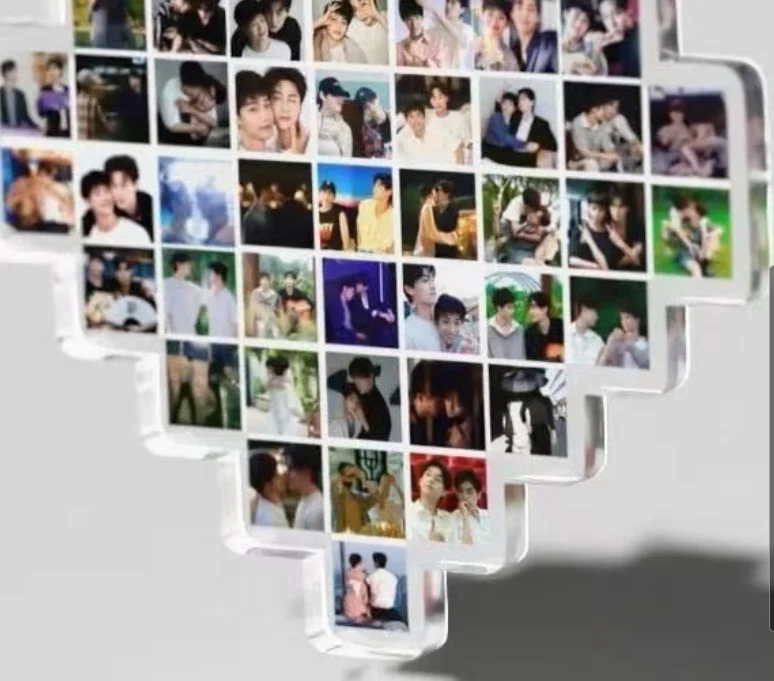 New Tianxuning photo collage personalized cosplay acrylic keychain backpack creative photo accessories for couples around
