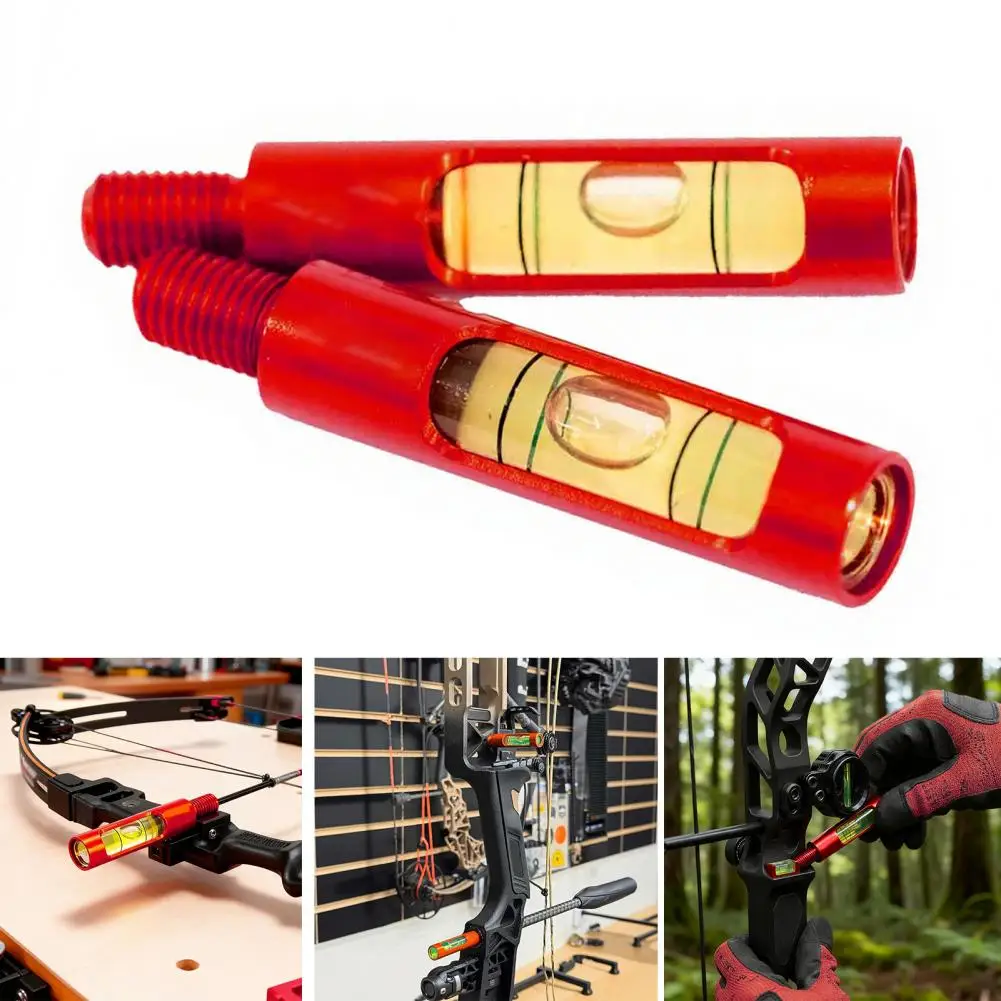 القوس S أداة 1 أو 2 قطعة ثقب البرجر القوس مستوى خفيفة الوزن الرماية الراحة العالمي المسمار في مجمع القوس ضبط أداة التسوية #3