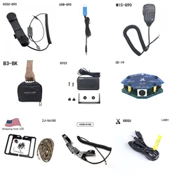XIEGU G90 X6100 Walkie Talkie Accessori Altoparlante Microfono USB Prorgarmming Cavo di Supporto Borsa Per G90S XPA125B X5105 X6100 e G90