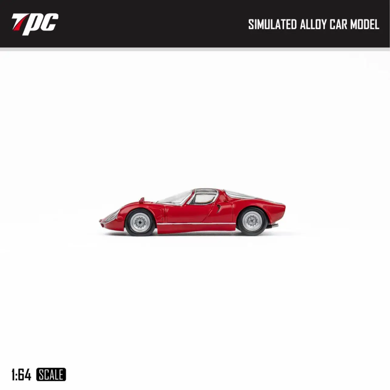 **Preorder**TPC 1:64 Romeo Tipo 33 Stradale Red Diecast Model Car