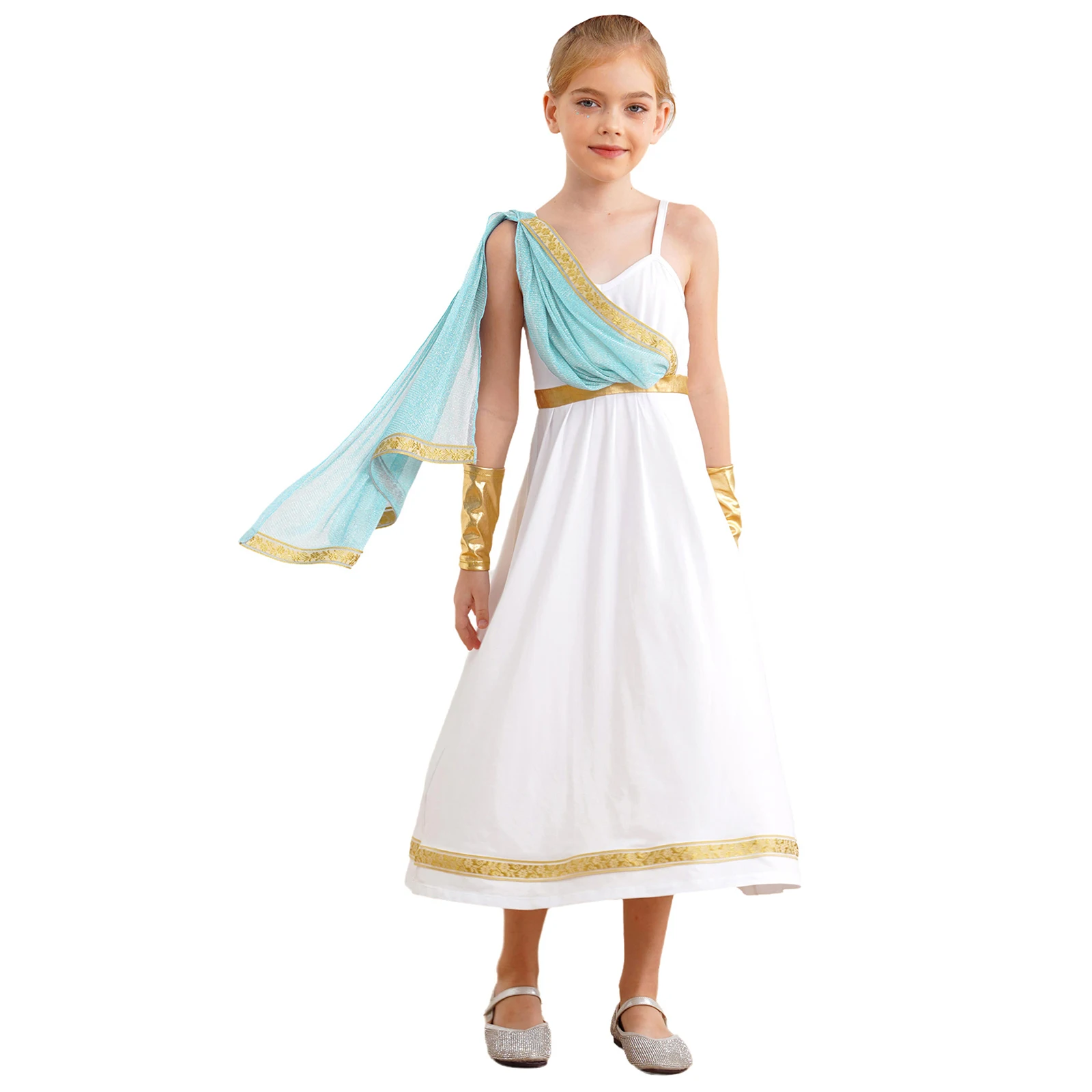 Disfraz de princesa griega ant - Embroidery Vest reseña y precio