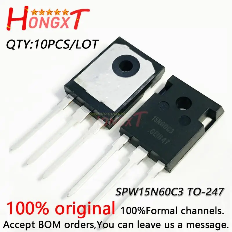 

10 шт. 100% новый оригинальный силовой транзистор OriginaI SPW15N60C3 15N60C3 SPW21N50C3 21N50C3 SPW32N50C3 32N50C3 TO-247.