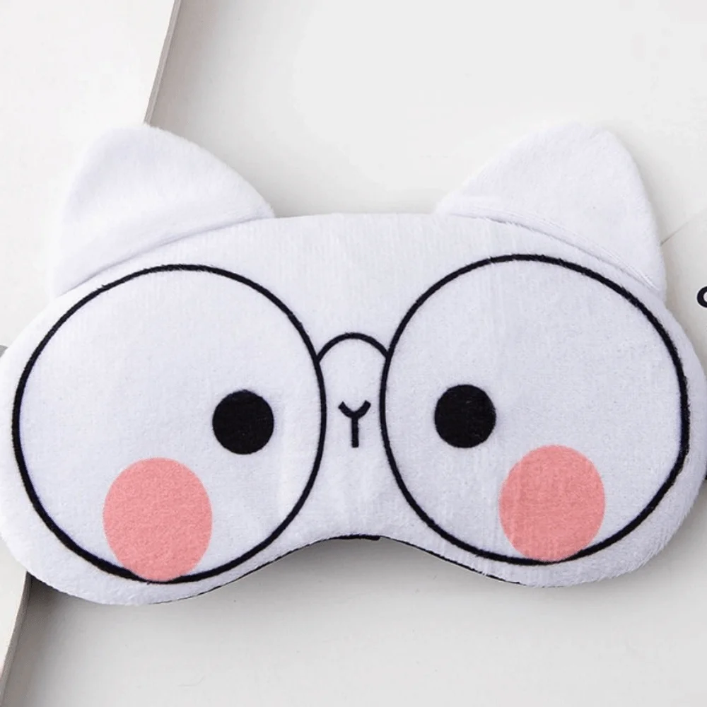 Lunch Break Cute Eye Mask Blackout Cartoon Sleeping Eye Patch Breathable Eye Care Tools Eyepatch