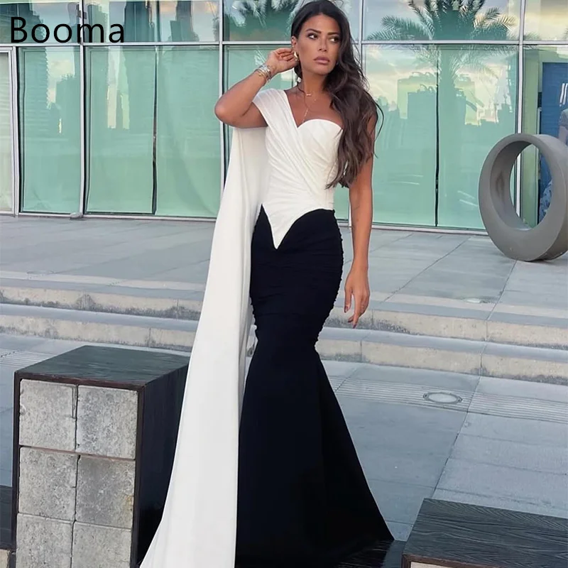 

Booma Mermaid Simple Evening Dresses Formal Party Gowns for Women One-Shoulder Elegant Satin Prom Gown Customize 2025