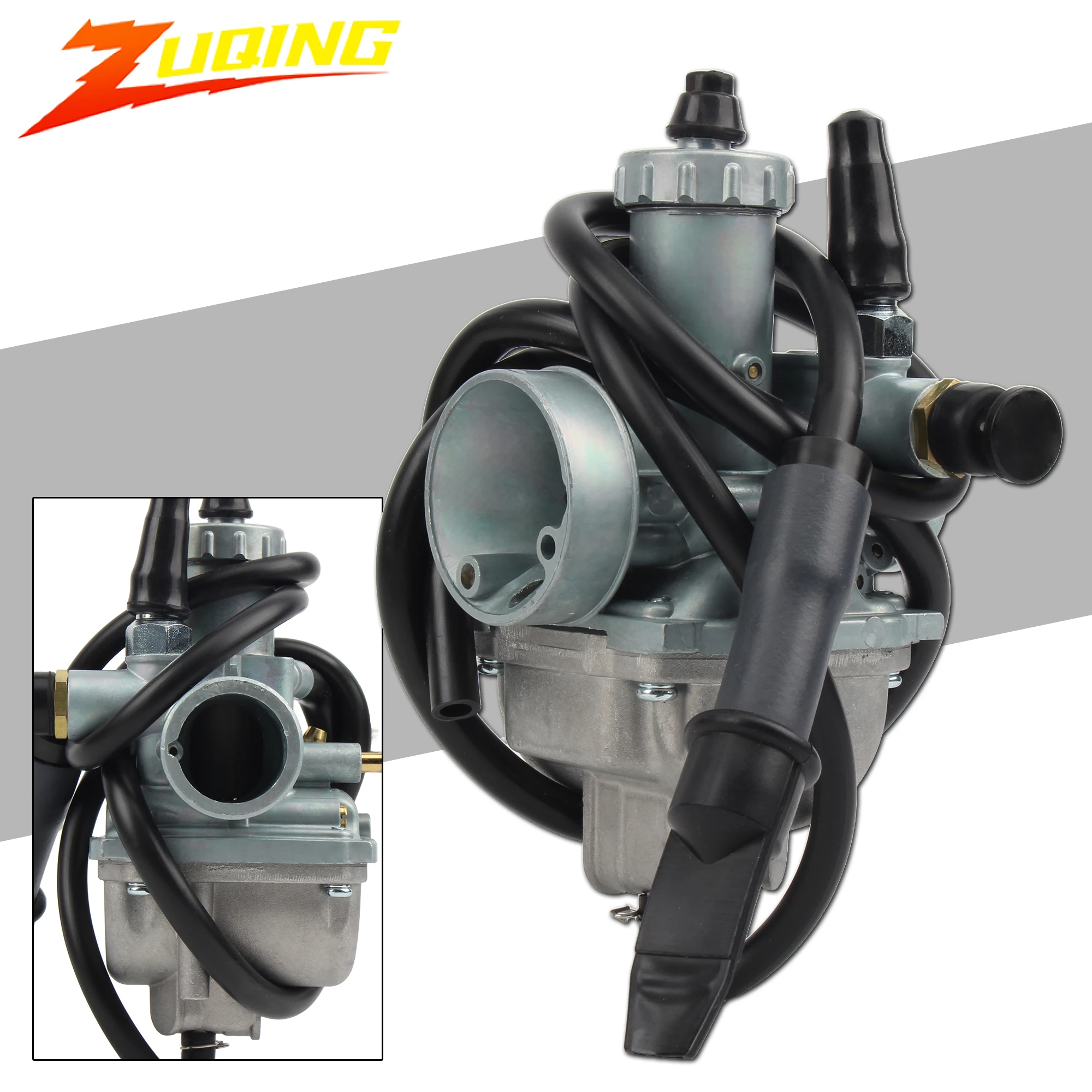 

For Suzuki LT160 LTF160 Quadrunner OZARK QUADSPORT 1989-2007 ATV Quad Carburetor 24mm Air Inlet Carb Motorcycle Accessories