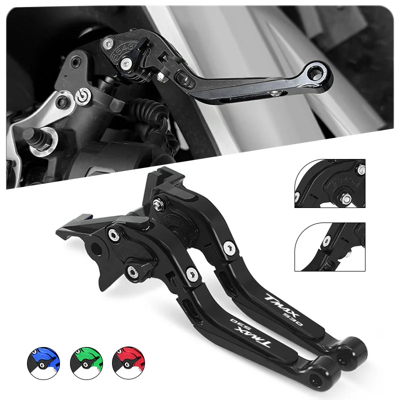

Motorbike Adjustable Folding Extendable Brake Clutch Lever For TMAX530 SX DX 2012-2018 TMAX560 TechMax TMAX 2019-2025