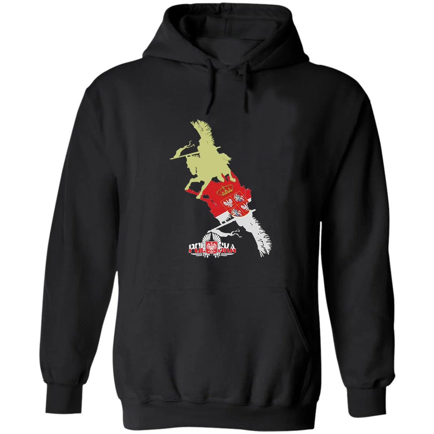 

Polska Husaria Polish Hussar Winged Cavalry Pullover Hoodie 100% Cotton Comfortable Casual Mens Sweatshirts Fashion Streetwear