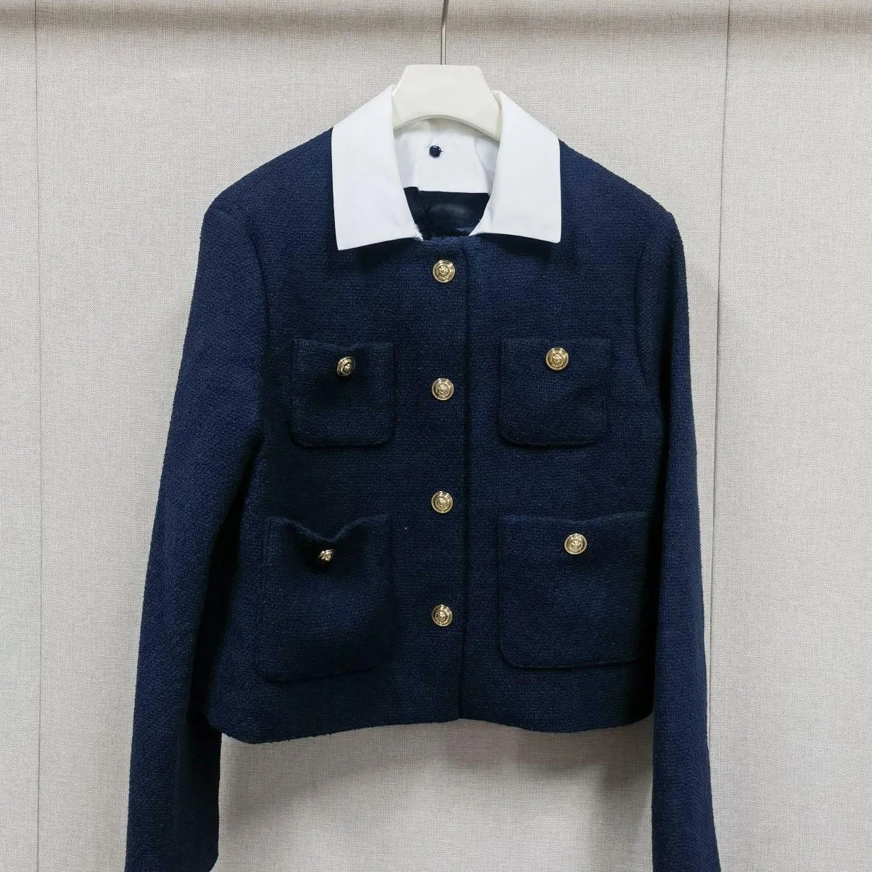 

Faionable съемный цветной воротник Blo irt Jaet женский Sle M домашний ранняя осень Новое поступление VE00696 поездка на работу ветер