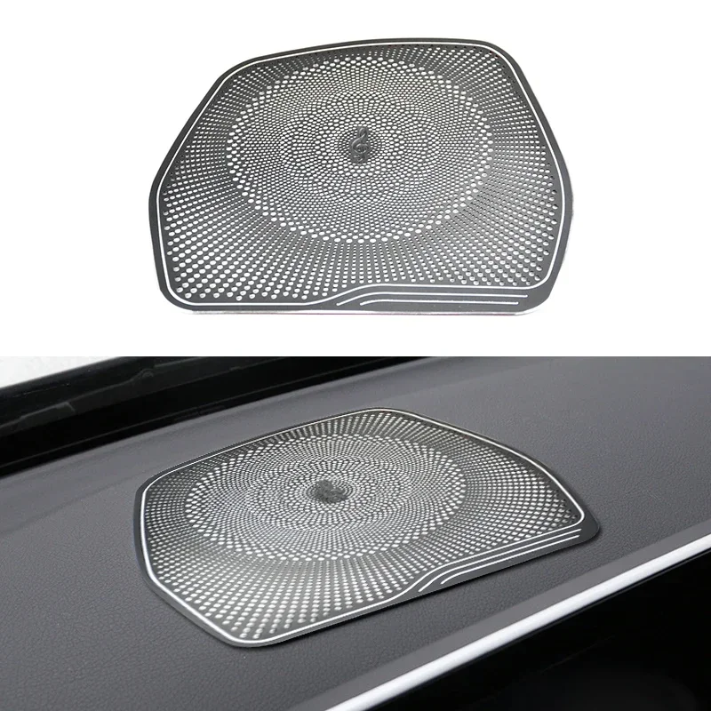 Painel Altifalante Capa Adesivos, Acessórios Guarnição, LHD para Mercedes Benz W205, GLC, Classe C, C180, C200, Car Styling, Áudio Speaker