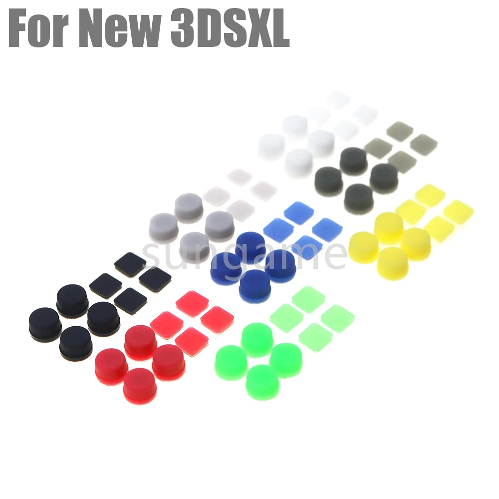 1set Housing Shell Screw Feet Cover for New 3DS XL LL 3DSXL 3DSLL Rubber Pads