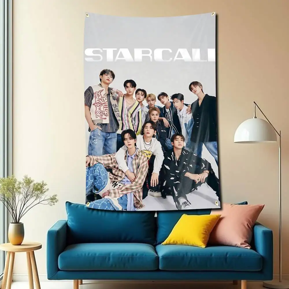 Best We THE BOYZ Group Flag Tapestry Banner for Bedroom Living Room Outdoor Camping Custom Supported
