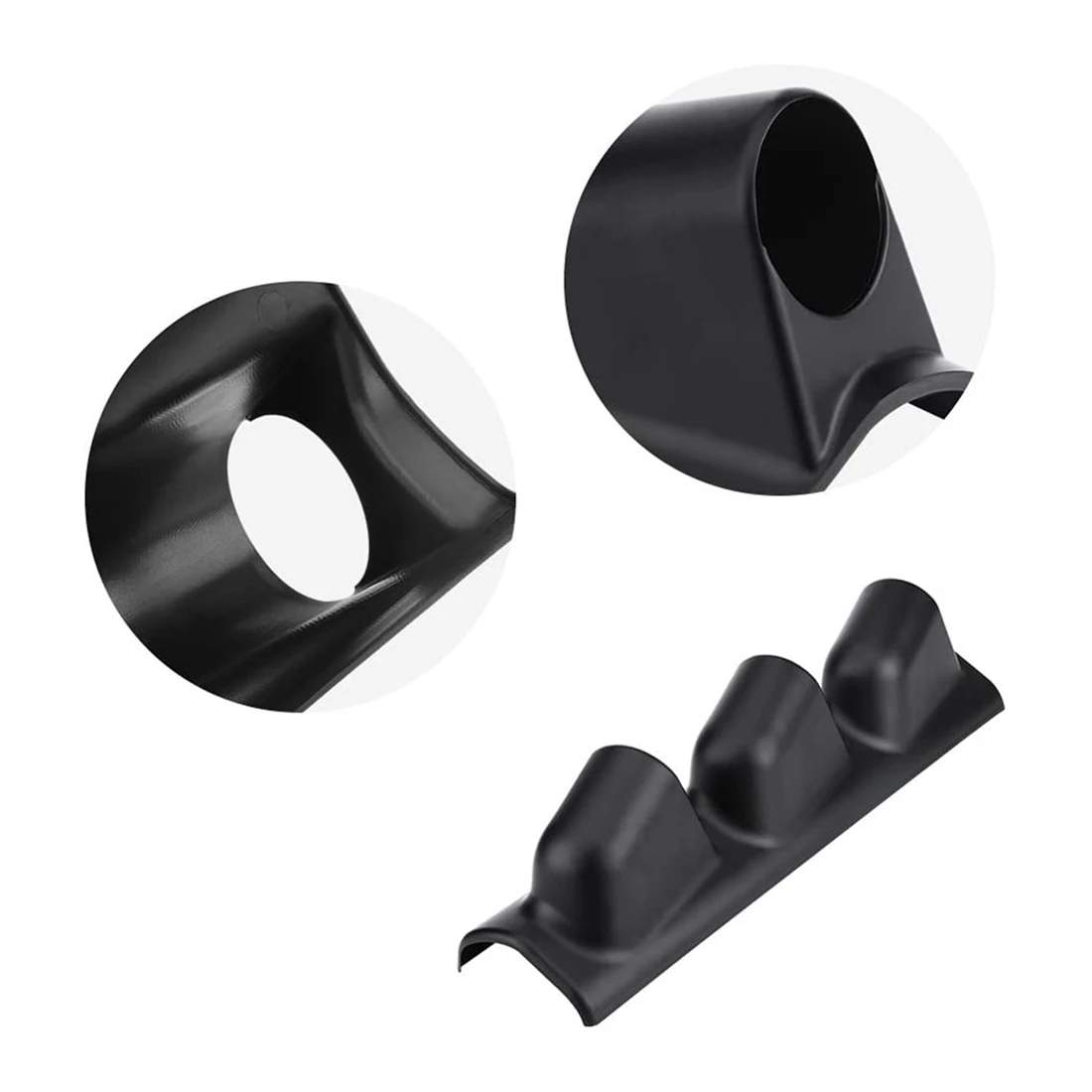 N26R-Universal 52Mm 2 Inch Meter Gauge Pillar Mount Pod Holder Bracket Cover For Car Auto Boat Motorcycle (Triple Holes)