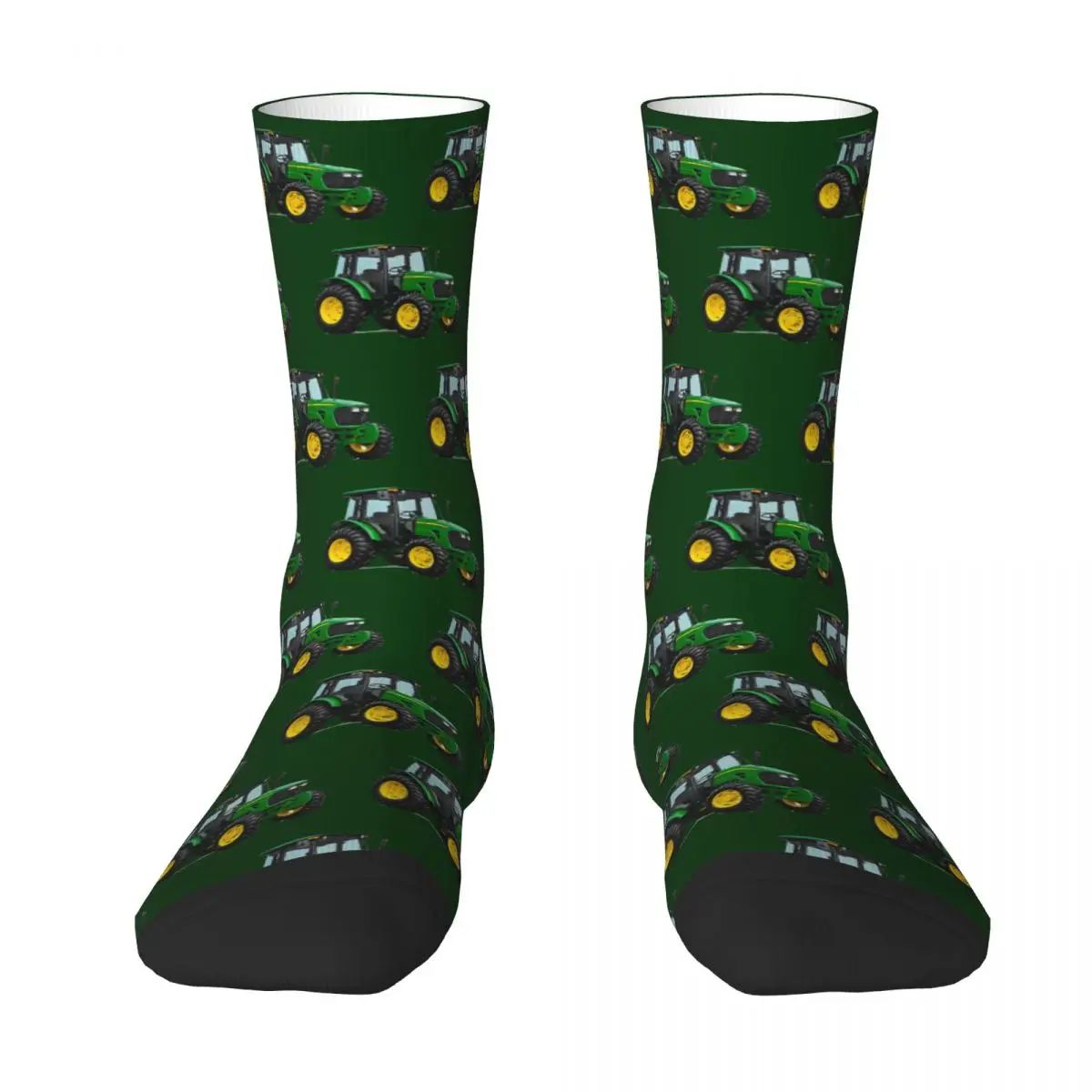 Tractor Tractor Men Women Round neck Socks Cycling Novelty Spring Summer Autumn Winter Stockings Gift