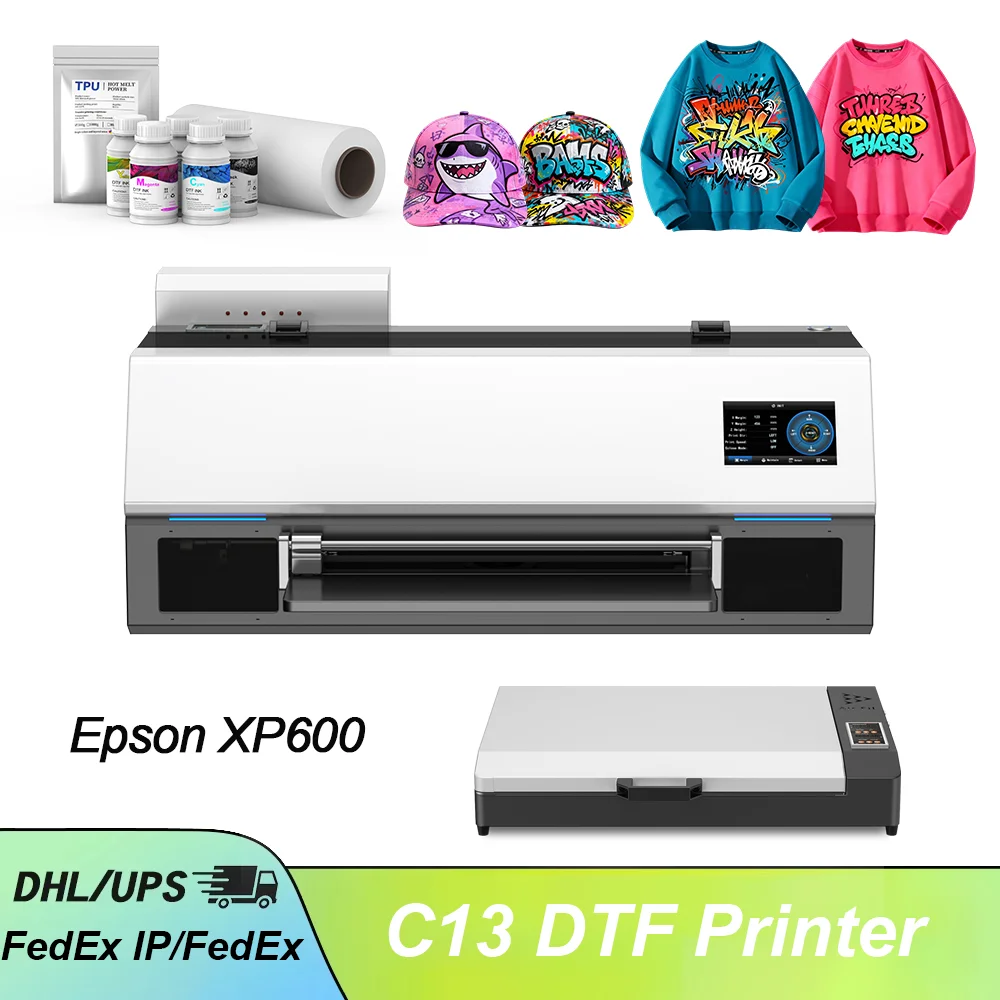 

C13 A3 DTF Printer For Epson XP600 Print head Direct to Film Transfer For Clothes T-Shirt Printing Machine With White Ink System