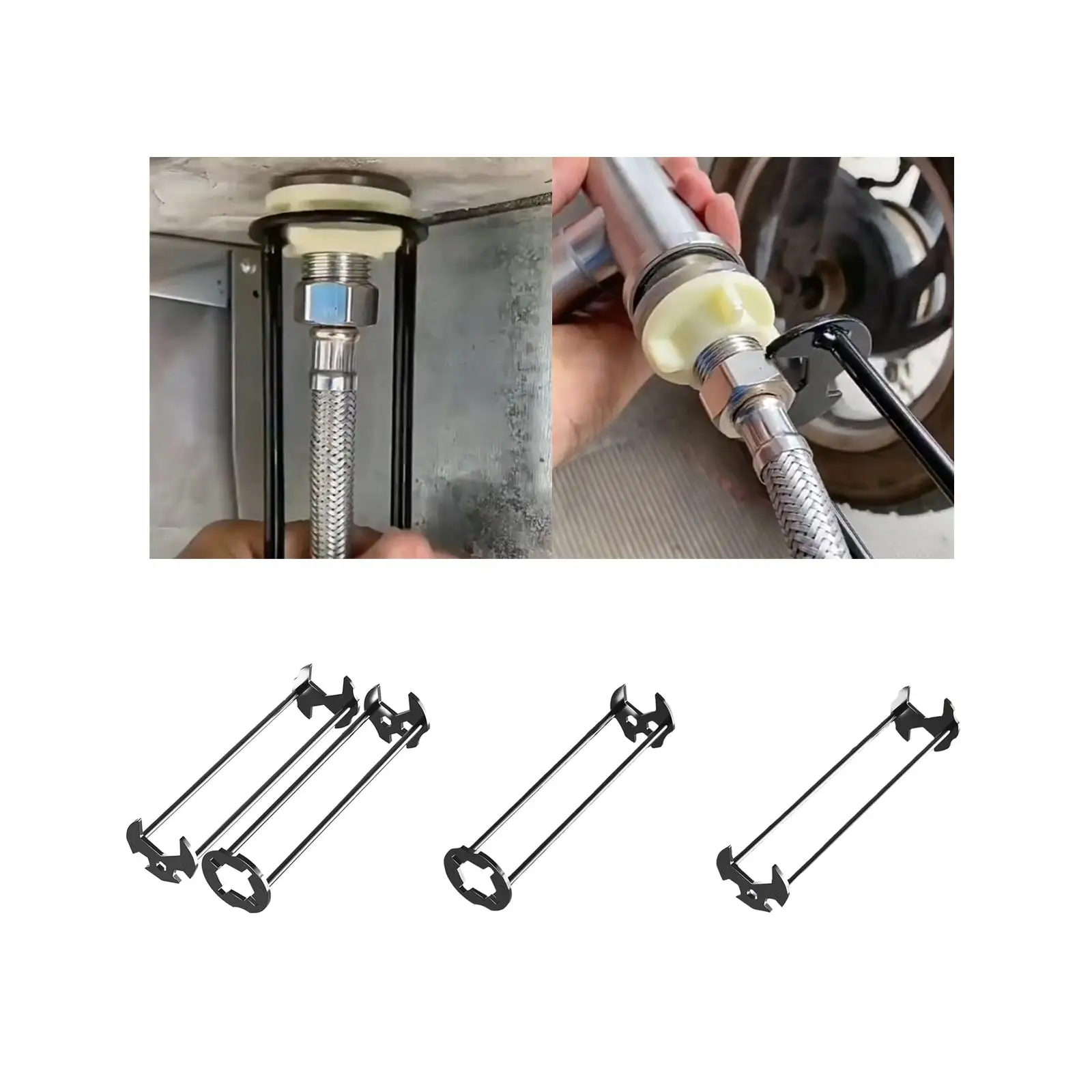 Multipurpose Sink Wrench Sturdy Faucet Wrench for Bathroom Household Faucets