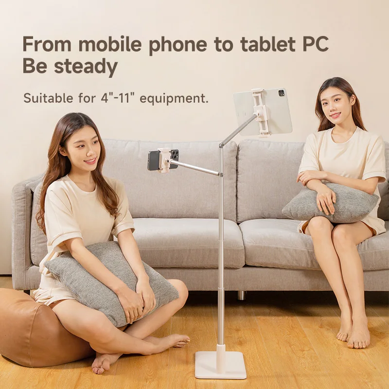Tablet Pc Staande Houder Hoogte Verstelbare Draagbare Ipad Houder Beugel Online Studie Live Stream Beugel Met Fill Lichten