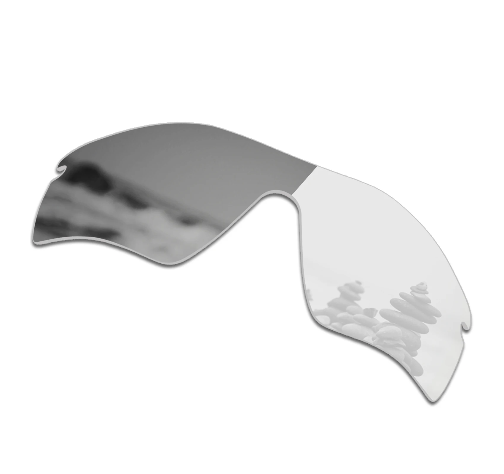 SmartVLT Sunglasses Replacement Lenses for Oakley Radar Path - Eclipse Titanium Photochromic