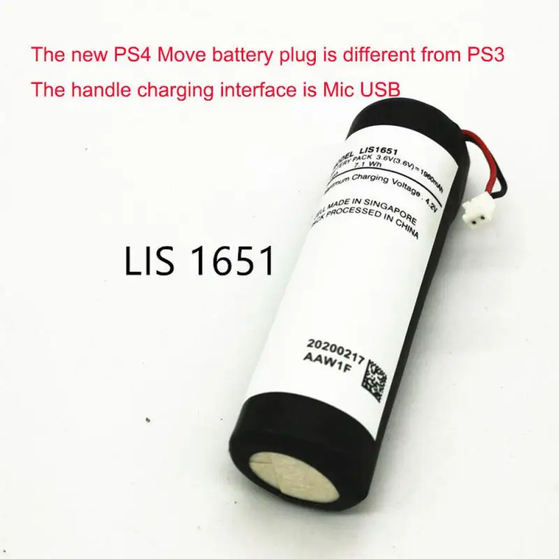 LIS1441 LIS1442 LIS1651 Battery 3.7V 1380mAh Rechargeable Lithium Battery For Sony PS3 PS4 Play Station Move Motion Controller