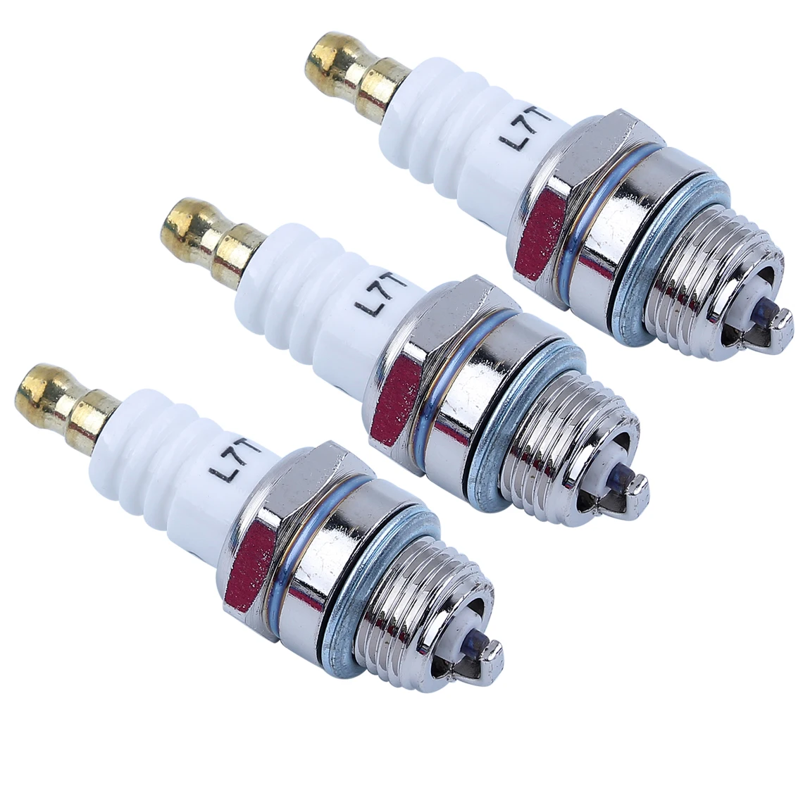 Imagem -03 - Spark Plug L7t Stroke para Motor Trimmer Cortador de Grama Cortador de Escova Garden Tool Parts Pcs por Lote