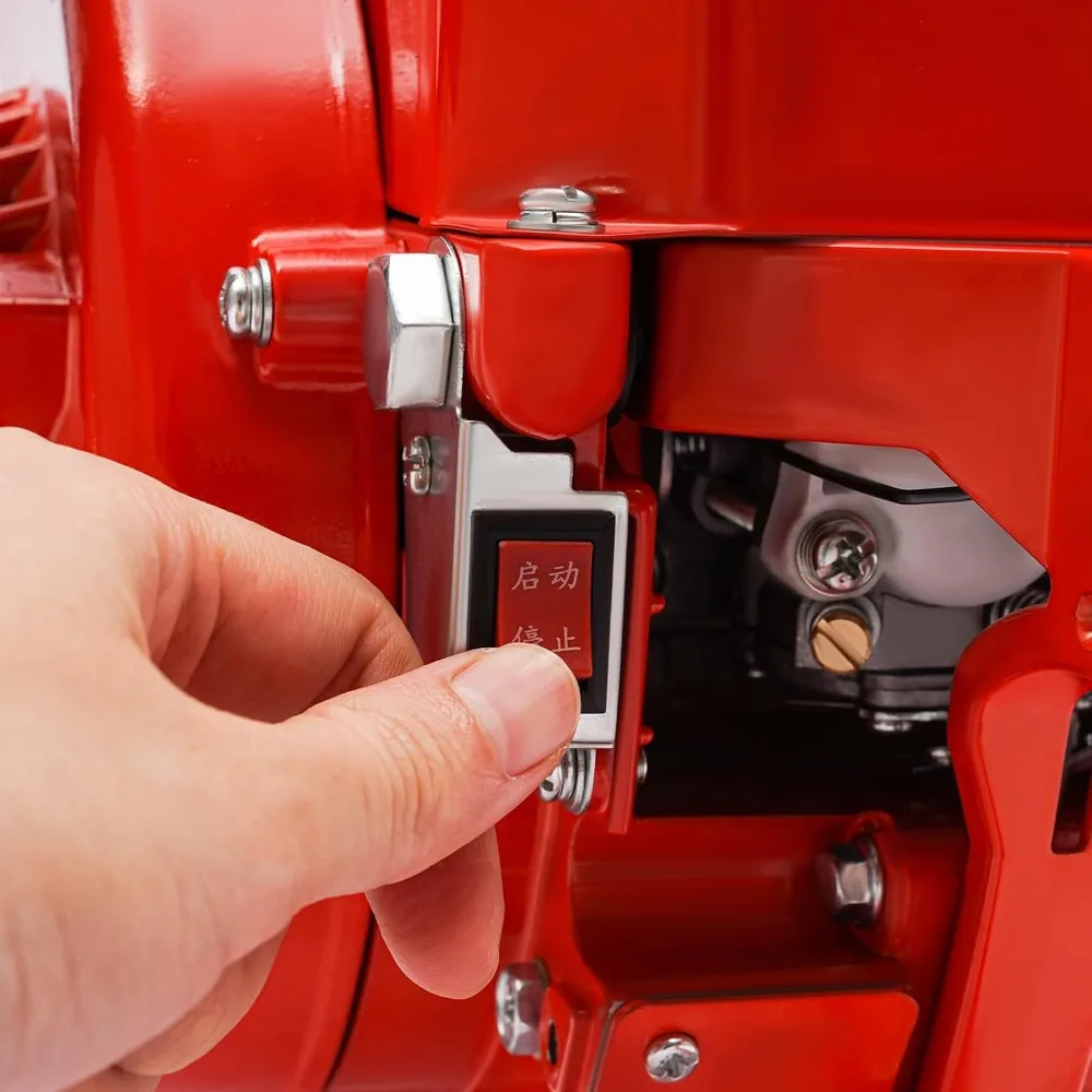 Piła do betonu zasilana benzyną, 12 cali, 6500 obr./min, piła do cięcia stali z silnikiem dwusuwowym 2900W 78,5 cm3, maksymalna głębokość cięcia 4 cale, cięcie na mokro/sucho