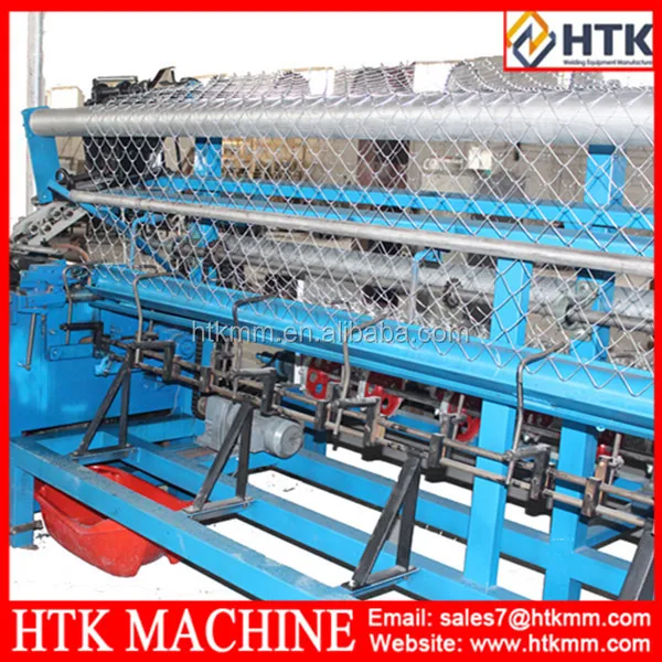 Macchina per la produzione di recinzioni automatiche per maglie a catena Macchina per la produzione di maglie diamantate di alta qualità in fabbrica con doppio filo