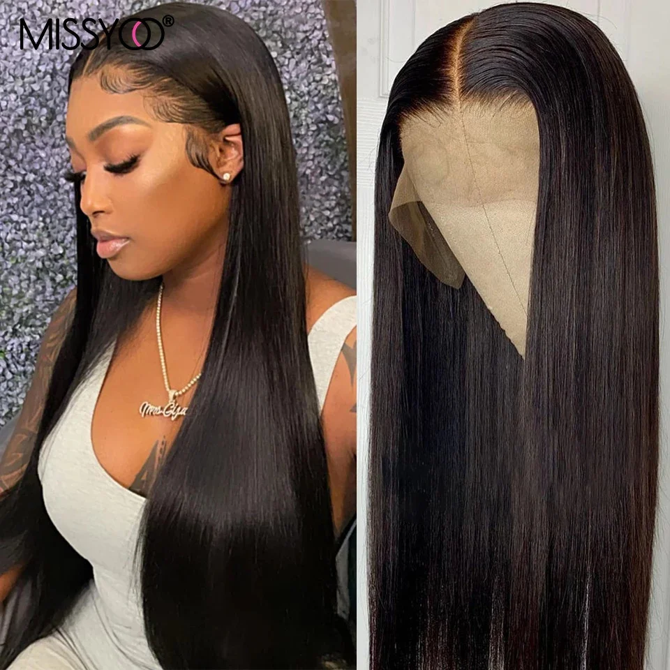 

Bone Straight Human Hair Wig Transparent Lace Frontal Wigs Brazilian Hair Wig Straight Lace Front Human Hair Wigs For Women