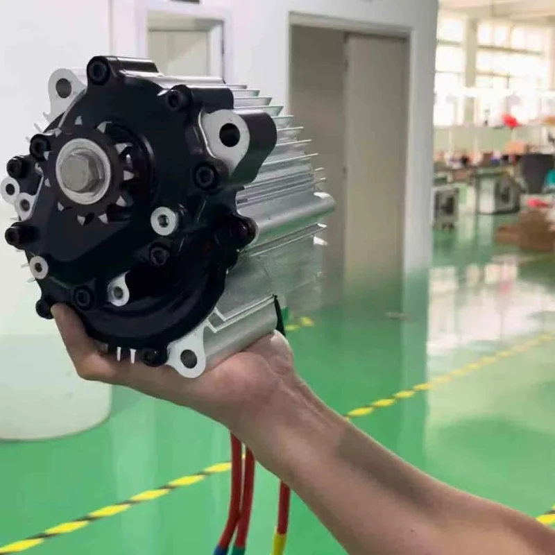 

High Speed 72V 15KW Brushless DC Motor Center Drive Motor