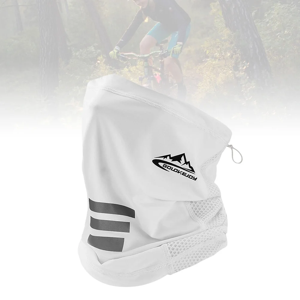 

Face Mask Sun Protection Riding Sunscreen Summer Sunblock for Men Women White Cycling