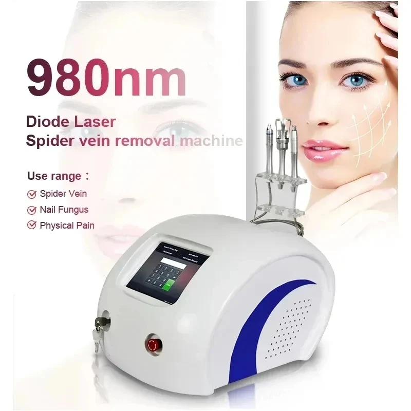 980 Nm Diode Laser For Nail Fungus Treatment / Varicose Veins Physiotherapy Lipolisi 980nm Machine For Commercial