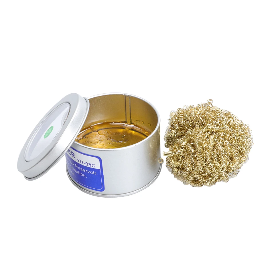 YH-08CWelding رئيس نظافة سبيكة لحام نظيفة الكرة الصنوبري الأسلاك النحاسية الكرة أداة لحام لمحطة لحام الحديد تلميح التنظيف