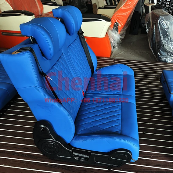 

Customize Luxury Waterproof Microfibre Leather Foldable Bed Bench For Toyota HIACE RV/Campervan