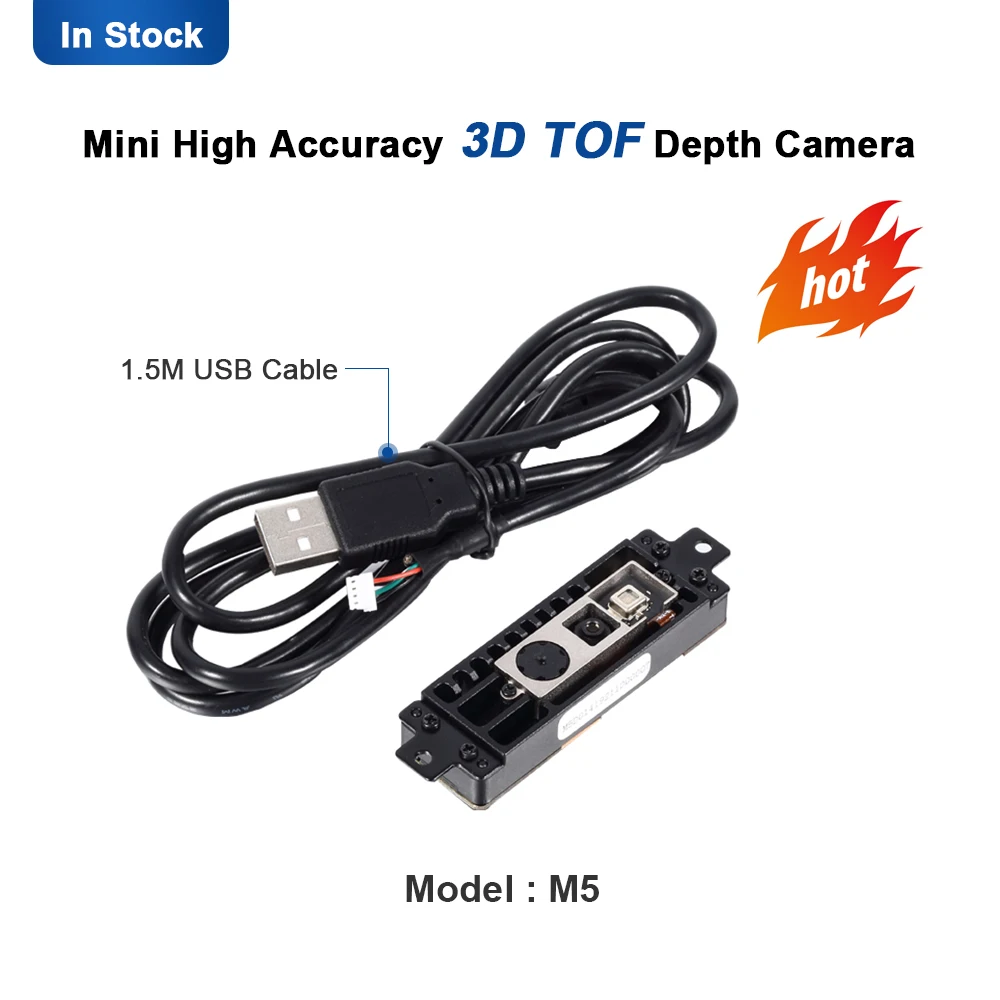 ScanMax AI Machine Vision Box Camera Module 640x480 RGB 3D Depth Sensor Night Vision Precise 3D Modeling AI Applications NVR