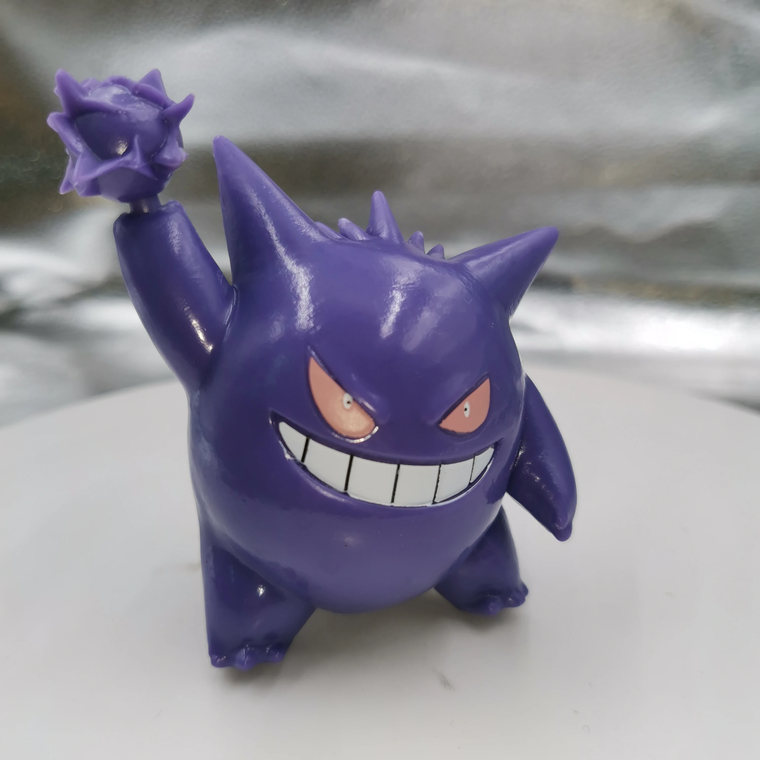 9 cm Pokémon Gengar Anime Randapparatuur Staande Figuur Pvc Model Desktop Decoratie Ornamenten Collectable Festival Geschenken Speelgoed Kinderen