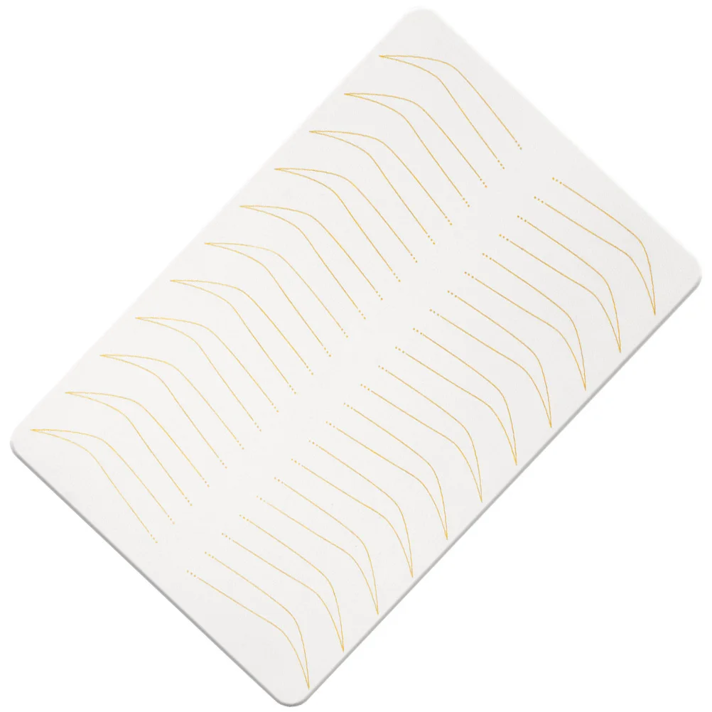 سيليكون الحاجب الوشم ممارسة الجلد المطرزة Microblading ممارسة لينة الجلد وهمية للمبتدئين الوشم #3