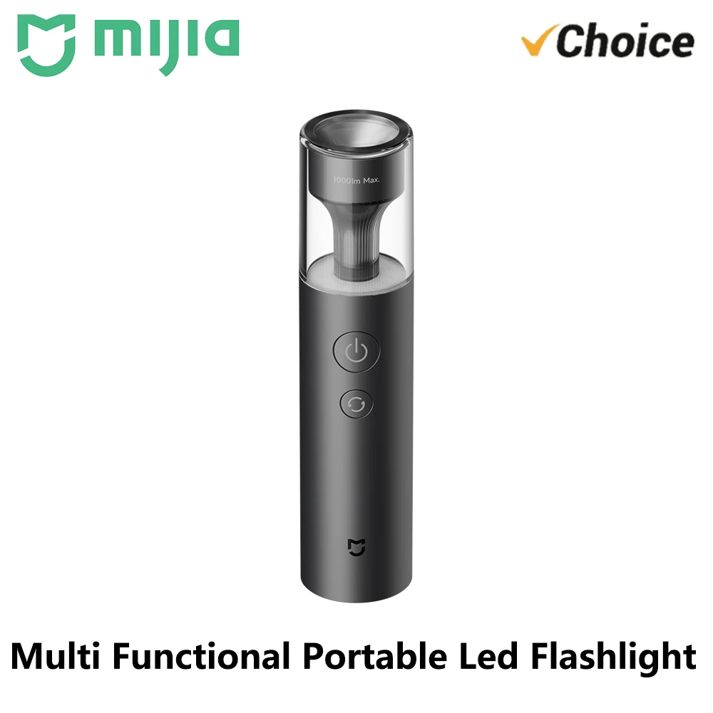 2026 NEW MIJIA Multifunctional LED Flashlight Zoomable Ultra Bright Torch Window Breaker Safety Belt Cutter Car Emergency Light