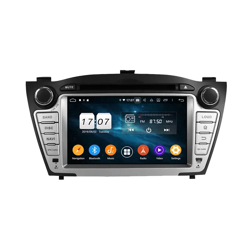 Car Radio Android Multimedia Player for Hyundai IX35 Tucson 2009-2015 GPS Navigation DVD Auto Stereo Head Unit