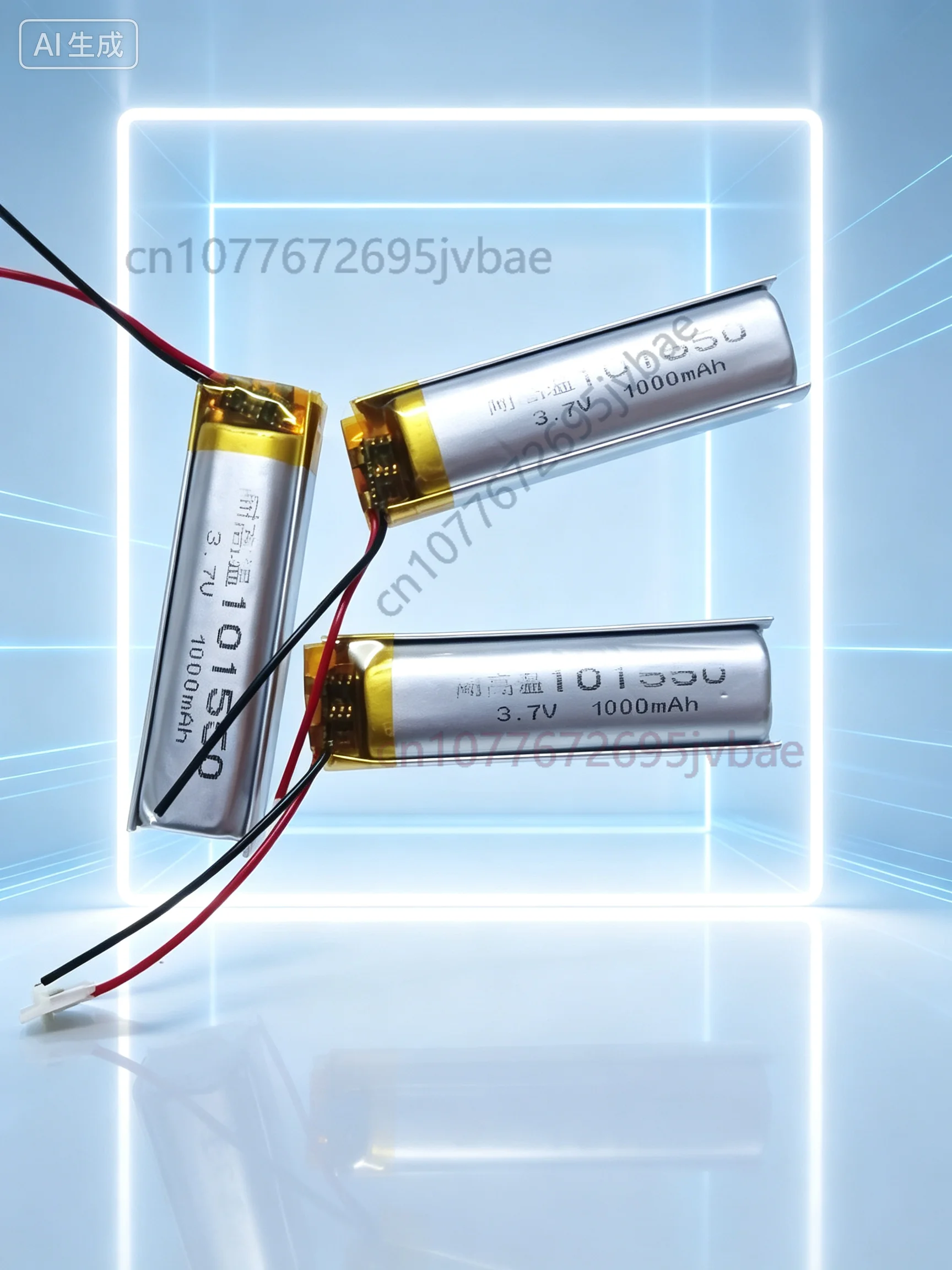 10PCS Replacement for 3.7V 101550 1000mAh Lithium Battery for Bluetooth Headset Selfie Stick Smart Wearable Devices