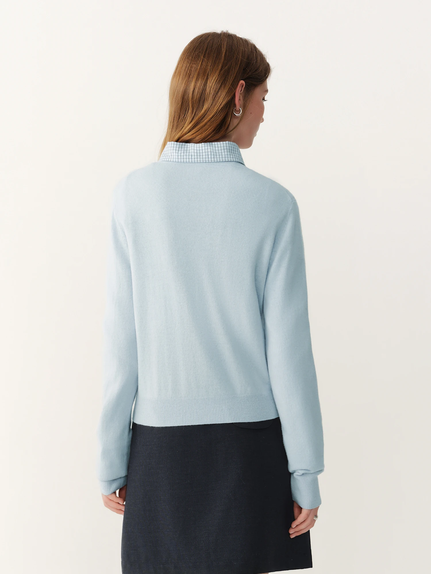 FSLE Damen-Strickcardigan aus 100 % Wolle, Winter 2026 Neuheit, weicher, warmer Strickpullover, lässig-elegante, vorne offene Oberbekleidung für Damen – Detail 22