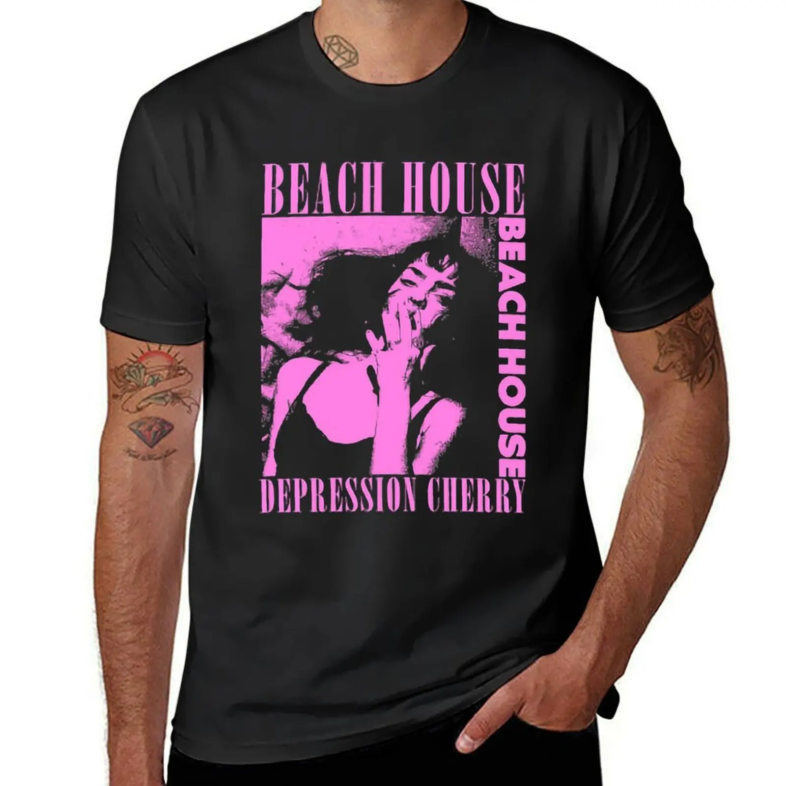 

Beach House Depression Cherry Classic T-Shirt aesthetic clothes boys animal print graphics heavyweights t shirts for men