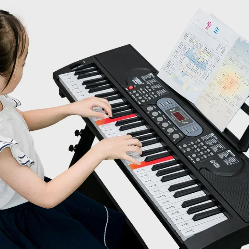 

61 Keys Musical Keyboard Professional Electronic Organ Portable Multifunctional Beginners Piano Digital Musical Instruments