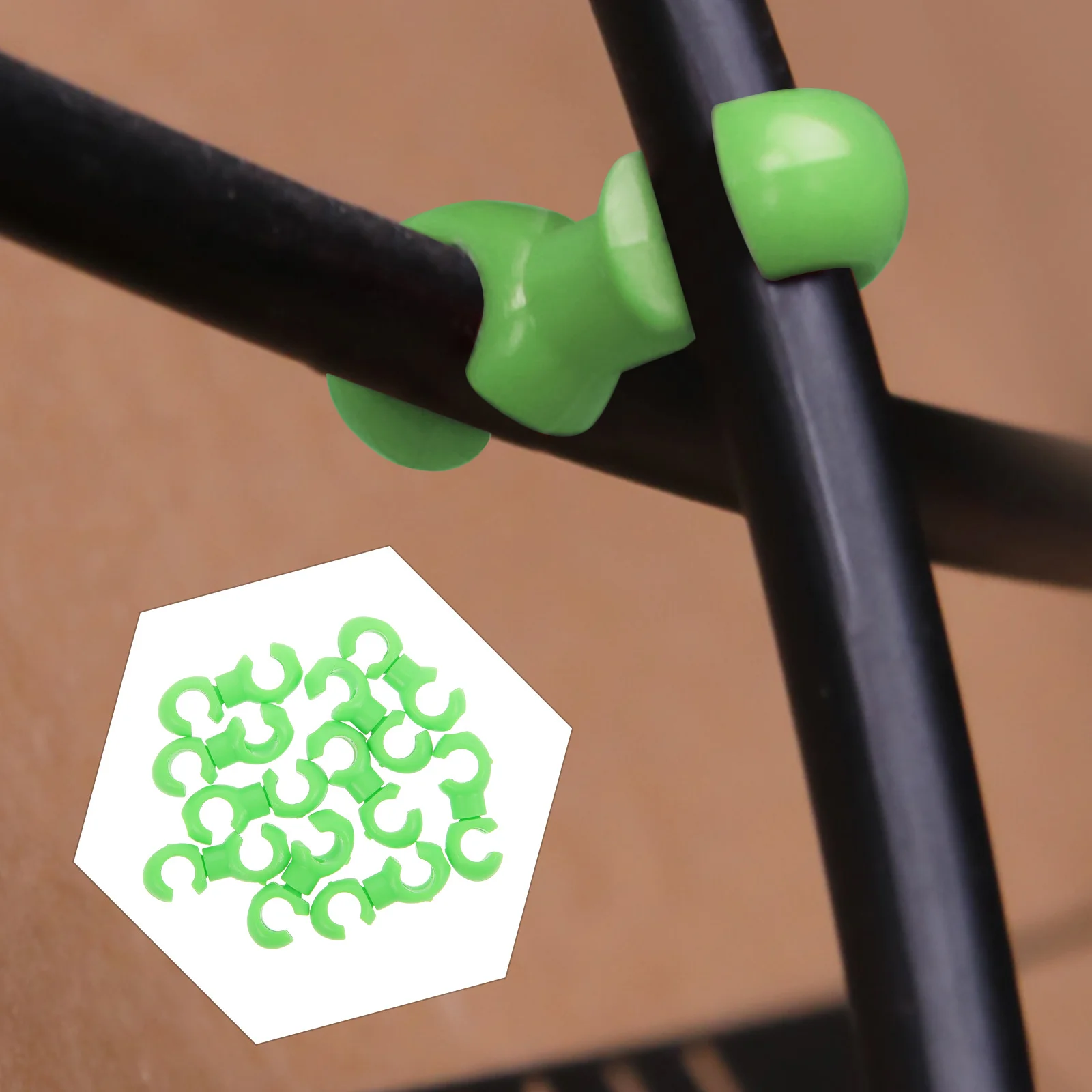 

20pcs Bicycle Clip For Derailleur Shifter Brake Line Housing Guide Road Bike Guide Clamp Tube Organizer Hose Clamp