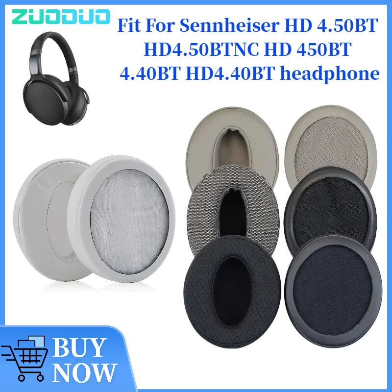 

Ear Pads For Sennheiser HD 4.50BT HD4.50BTNC HD 450BT 4.40BT HD4.40BT Headphones Soft Foam Cushion Sponge Pad Leather Earmuffs
