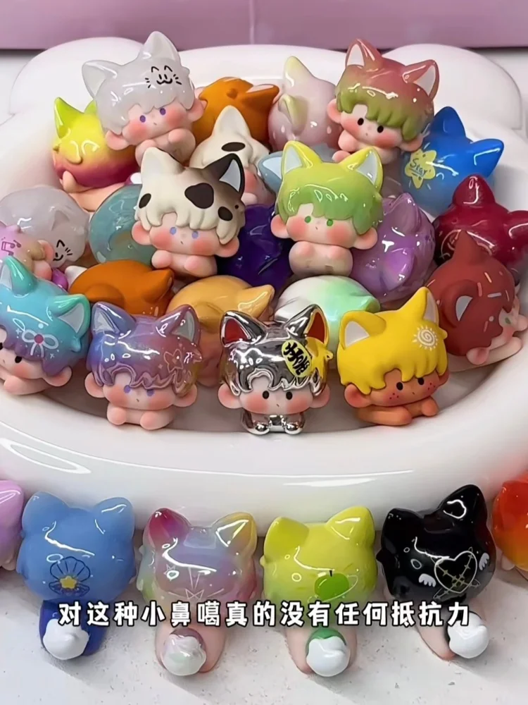 

Аутентичная серия Yuta Puppy Baby для детского сада, милая сумка для слепых, Коллекционная мини-фигурка, игрушка, модная слепая коробка, подарок, декор для рабочего стола