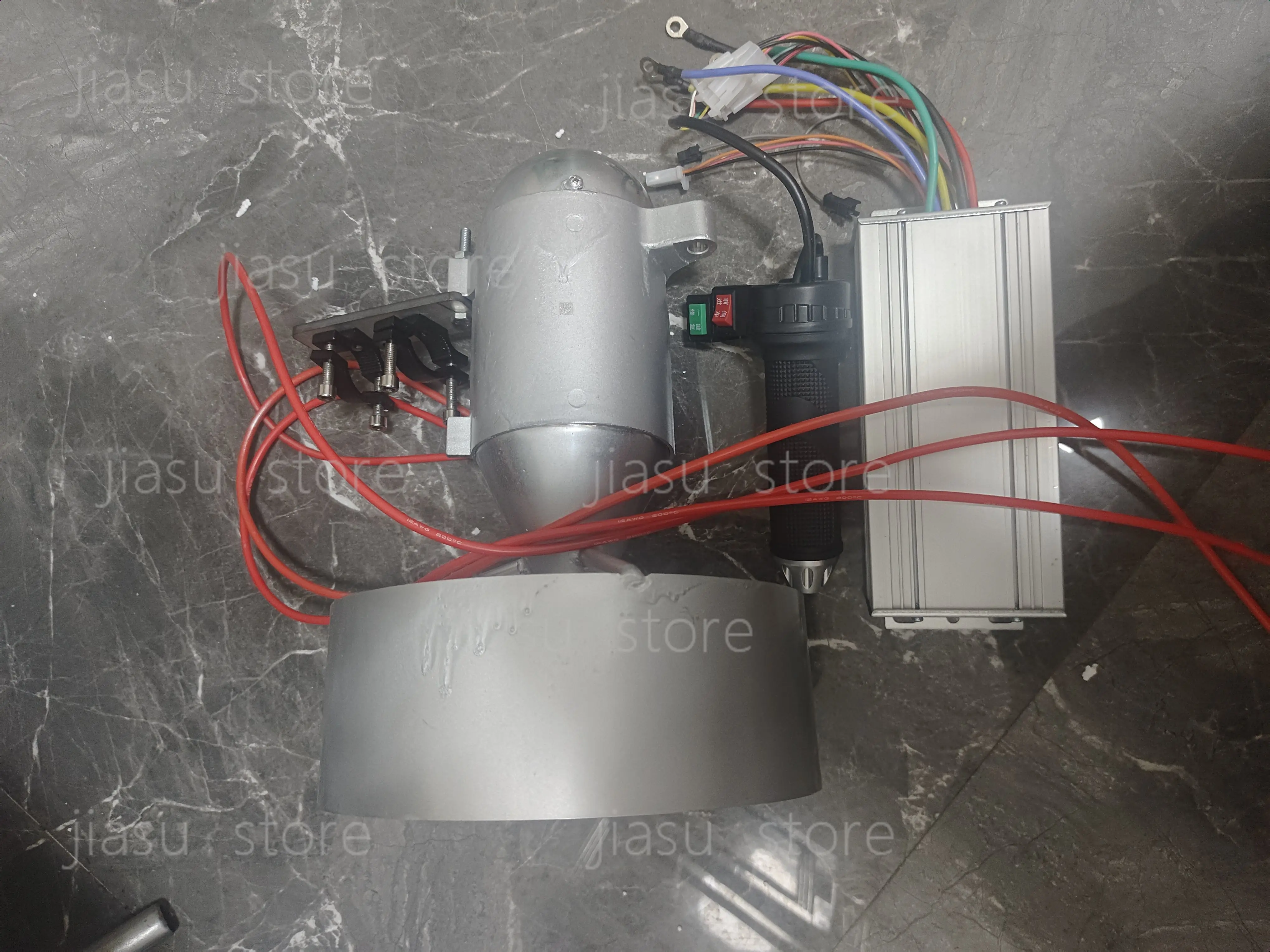 Brushless electric motor, silent and energy-saving propeller, fishing boat trawl, fishing and aquaculture propeller