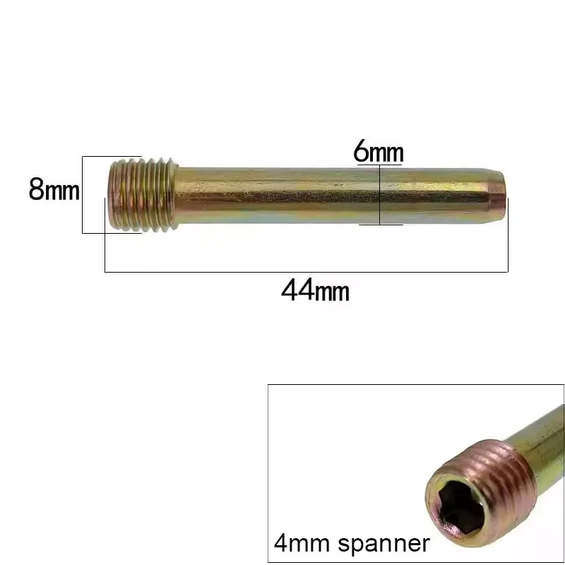 Motorroller Scheibenbremsbelag-Schraube M10 M8 Unter der Pumpe Sechskantkopf Scheibenbremsbelag-Fixierbolzen – Detail 2
