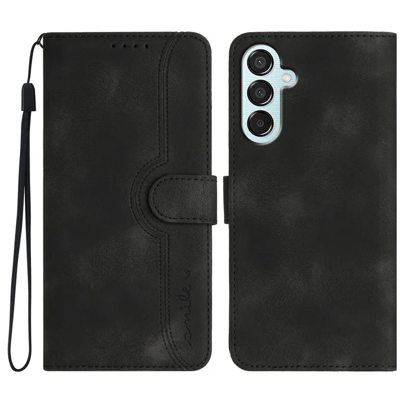 Flip Cases For Samsung Galaxy M15 M55 F15 5G on For Samsung M15 SM-M156B M556B Magnetic Stand Phones Protective Wallet Shell